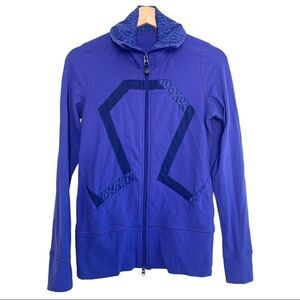Lululemon Origami Stride Jacket Purple Mini Print